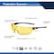 Ge Safety Glasses, Anti-Fog & Anti-Scratch, Amber Lens, Gray Frame GE203AAF - alternate 2
